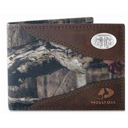 Zeppelinproducts ZeppelinProducts TAM-IWNT1-MOS Texas A&M Passcase Nylon Mossy Oak Wallet TAM-IWNT1-MOS